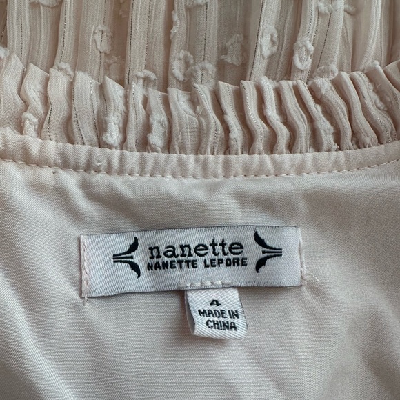 Nanette Lepore Pink Sleeveless Bow Tie Dress (Size 4) - Picture 6 of 7